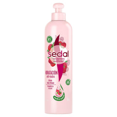 Sedal Hydratation Anti-Noeuds, flacon crèmeux facilitant le démêlage.