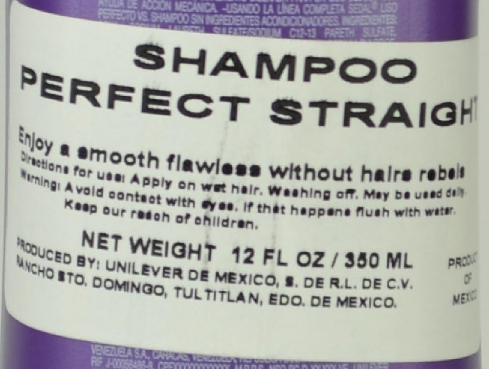 Sedal Liso Perfecto Crème coiffante sans rinçage, hydratation rapide et résultat discipliné.