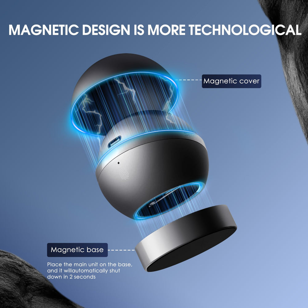 Seemagic bac-cache-ongles discret pour une utilisation propre.