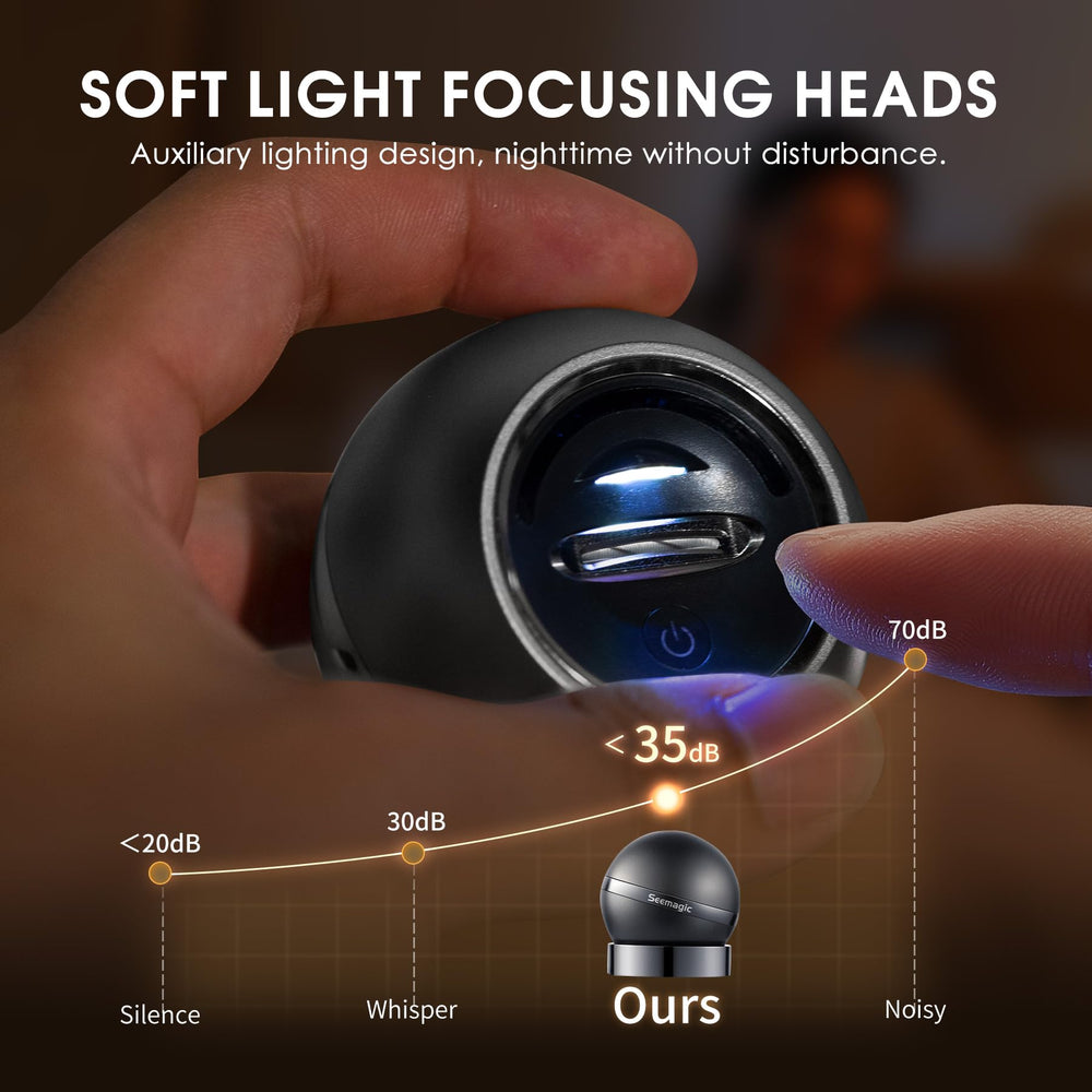 Seemagic design magnétique haut et base pour rangement sûr.
