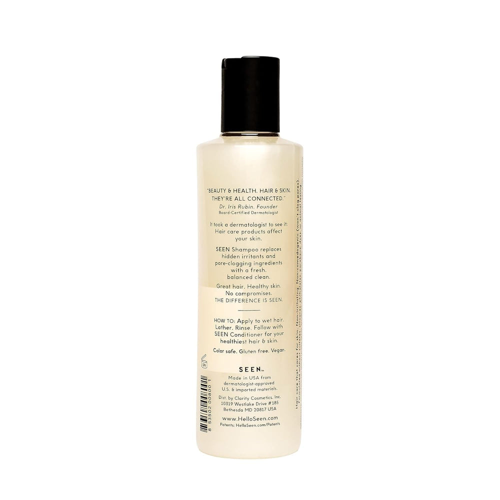 SEEN Après-Shampoing en duo, flacon lisse les cheveux et réduit les frisottis.