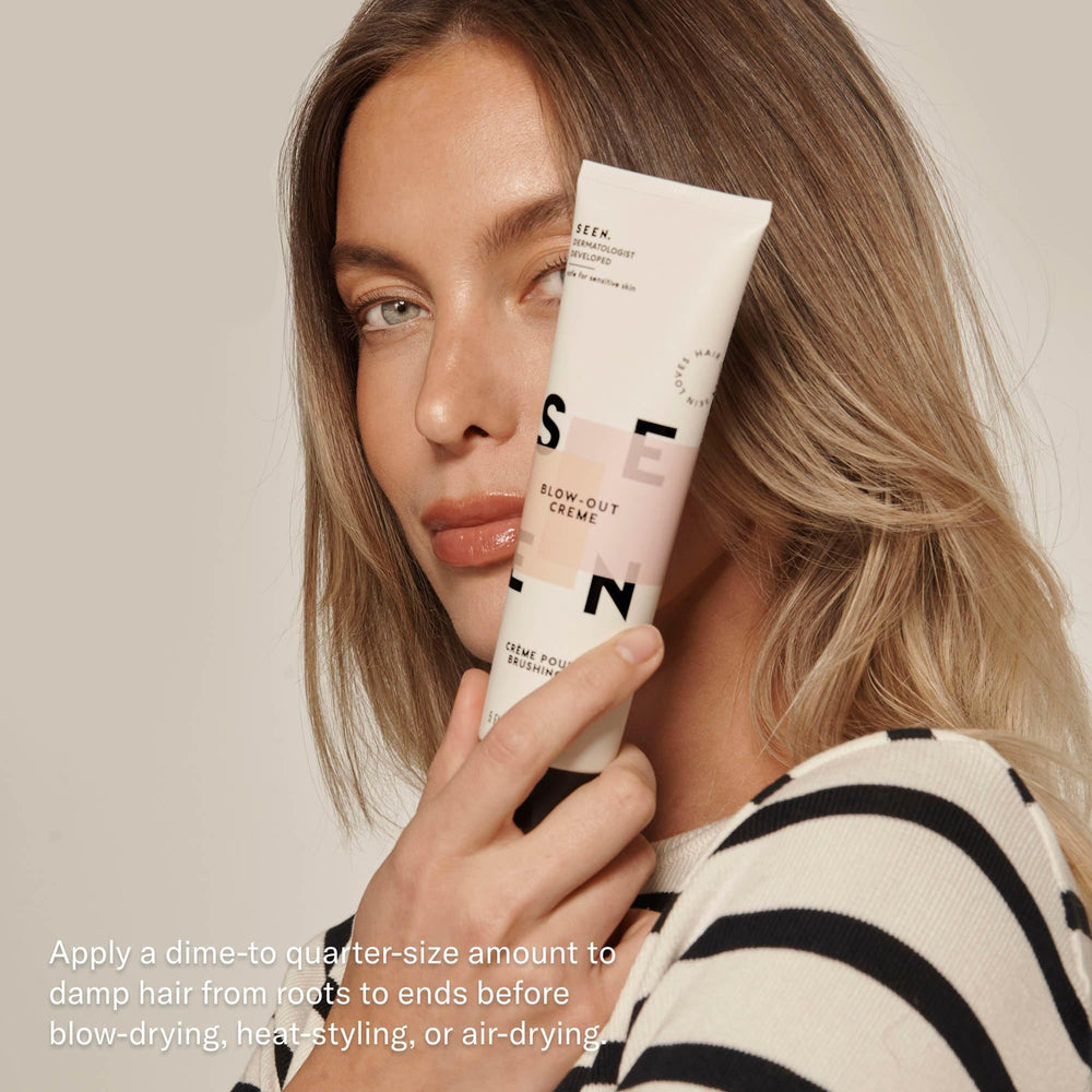 SEEN Blow-Out Crème – protection chaleur jusqu’à 450 °F sur cheveux