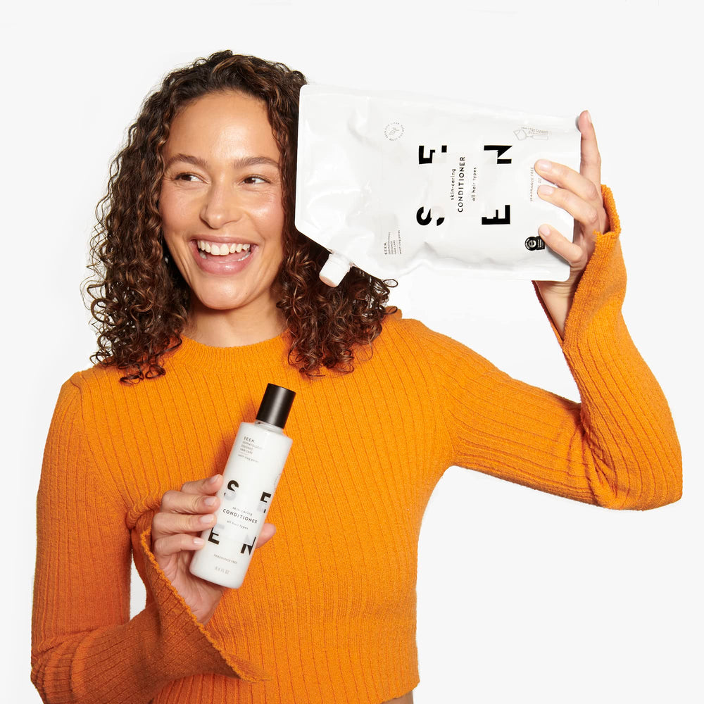 SEEN Conditionneur Éco Sans Silicone Cheveux Doux et Lisses.