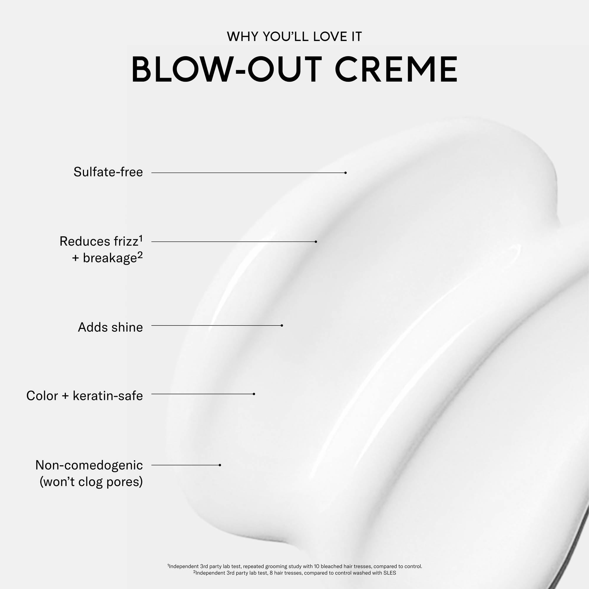 SEEN Crème brillance naturelle, cheveux lisses et sans frisottis.