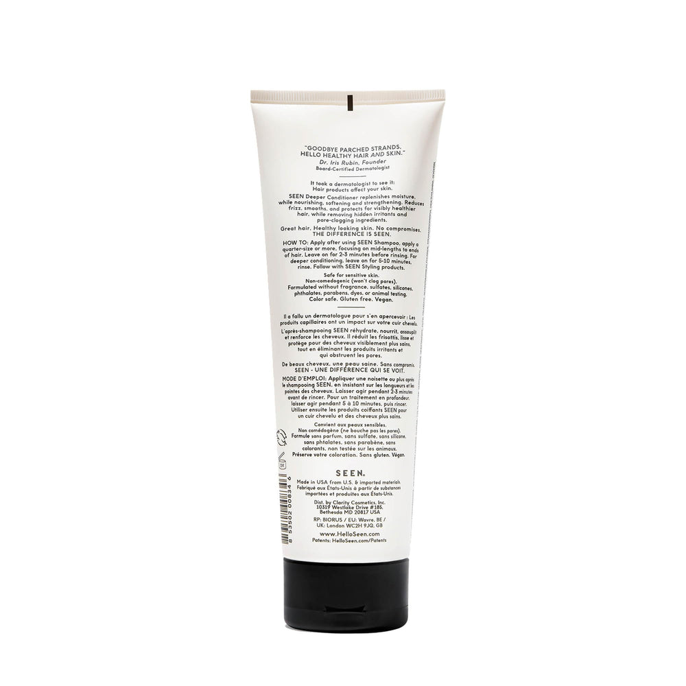 SEEN Deeper Conditioner – texture crème légère démêle et lisse les cheveux