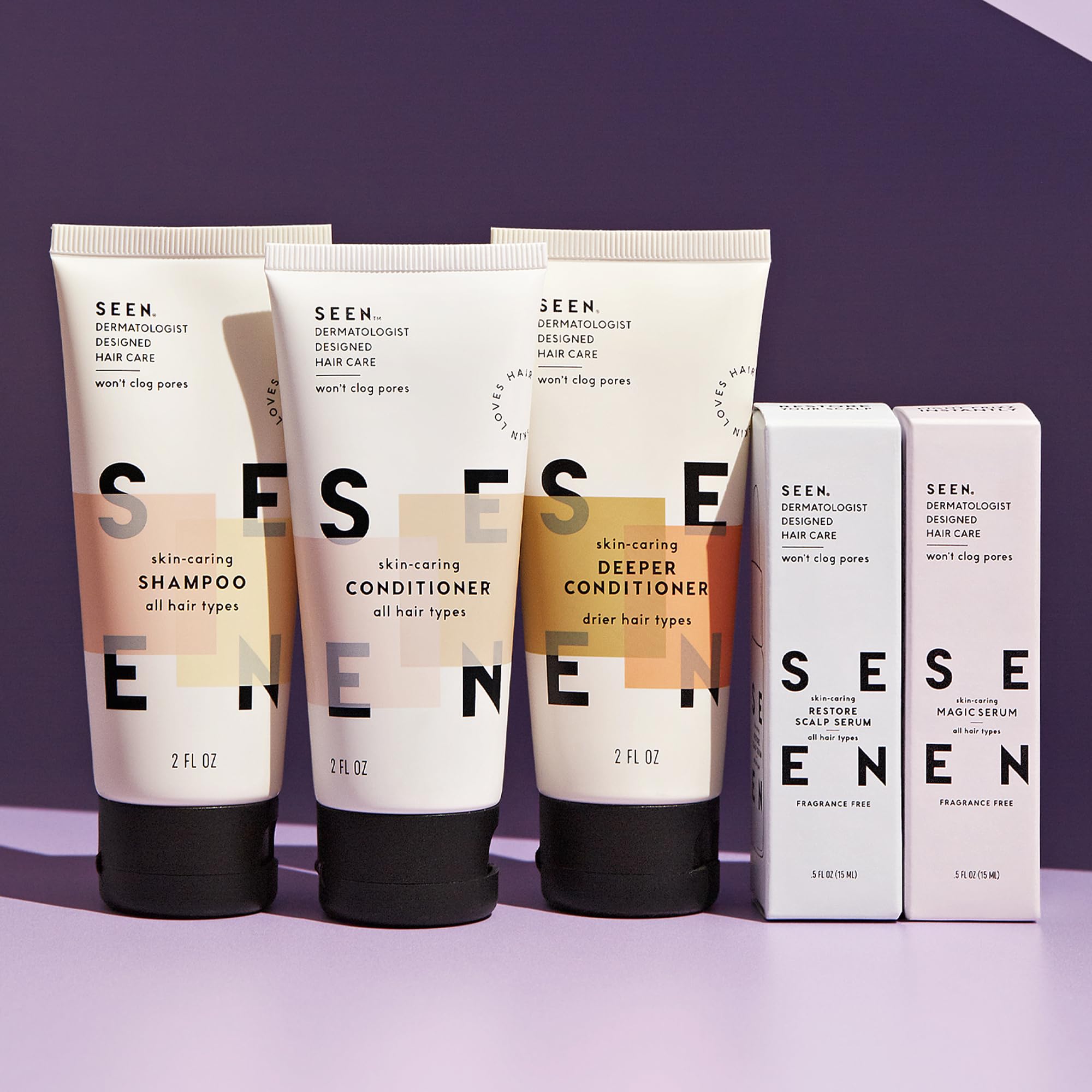 SEEN Restore Scalp Serum mini, hydratation du cuir chevelu et soulagement des tiraillements.