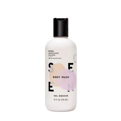 SEEN gel-douche parfumé, flacon élégant pour peau fraîche et douce.