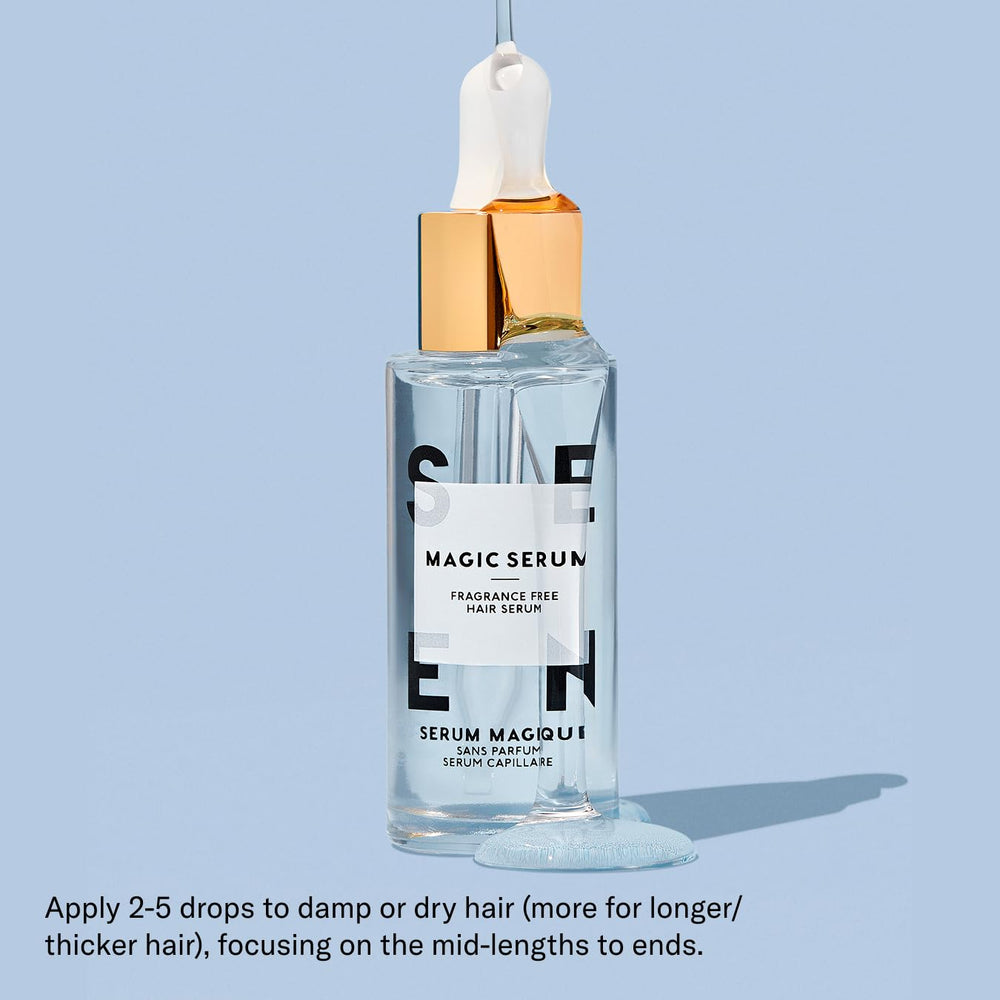 SEEN Magic Serum: formule non comédogène adaptée peau sensible et réactive.
