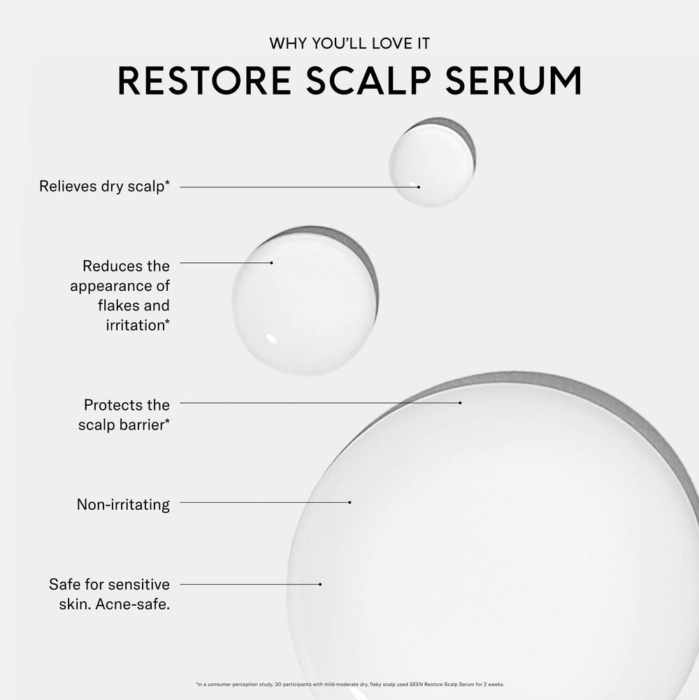 SEEN Restore Sérum Absorption Rapide: pénètre rapidement sans sensation lourde.