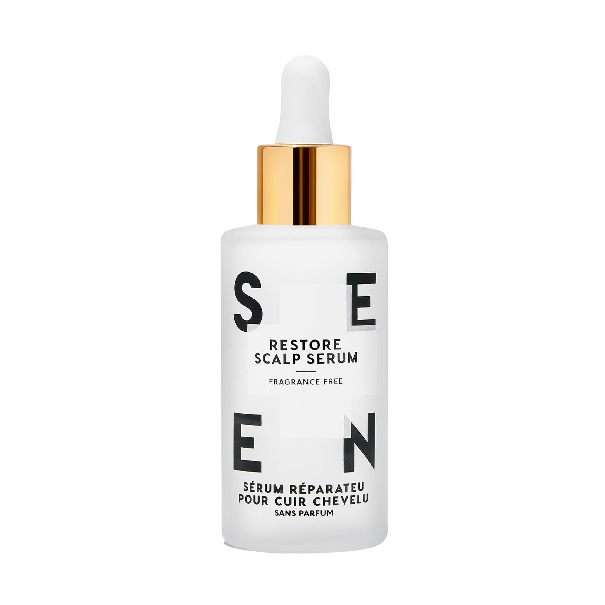 SEEN Restore Sérum Cuir Chevelu: hydratation équilibrée sans gras pour un cuir chevelu sain.