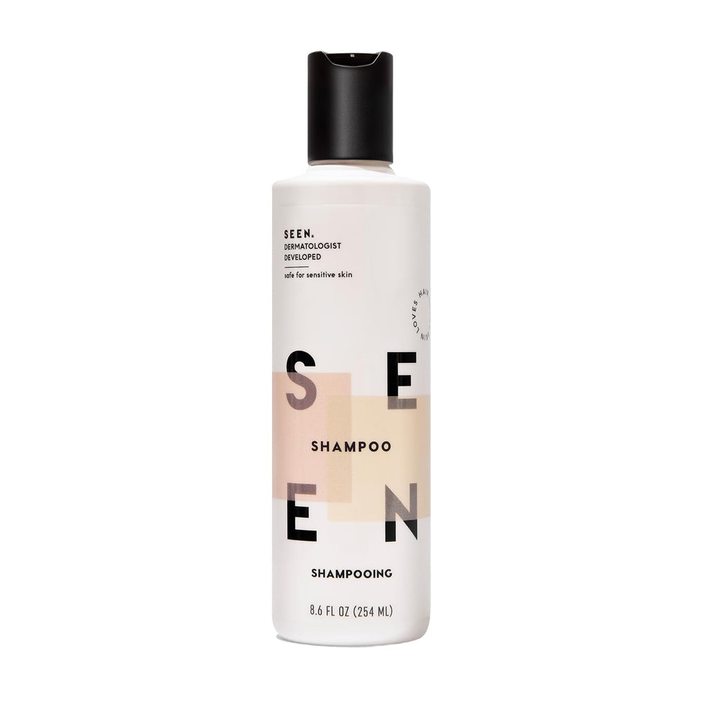 SEEN Shampoo : bouteille parfumée pour une routine capillaire agréable et douce