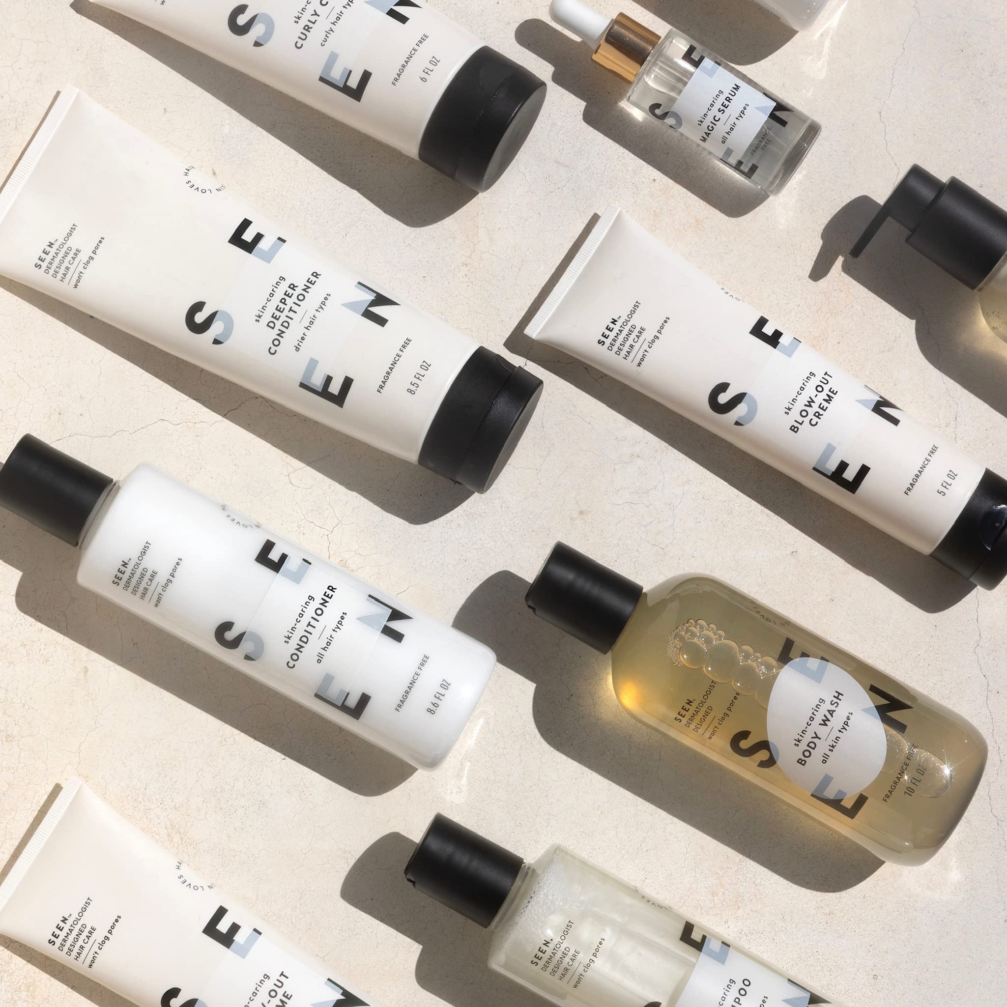 SEEN Shampoo Éco-Recharge, emballage recyclable: option durable et responsable.
