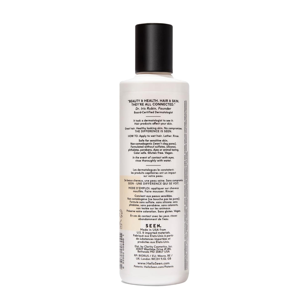 SEEN Shampoo : mousse douce qui facilite le rinçage et apaise les cheveux