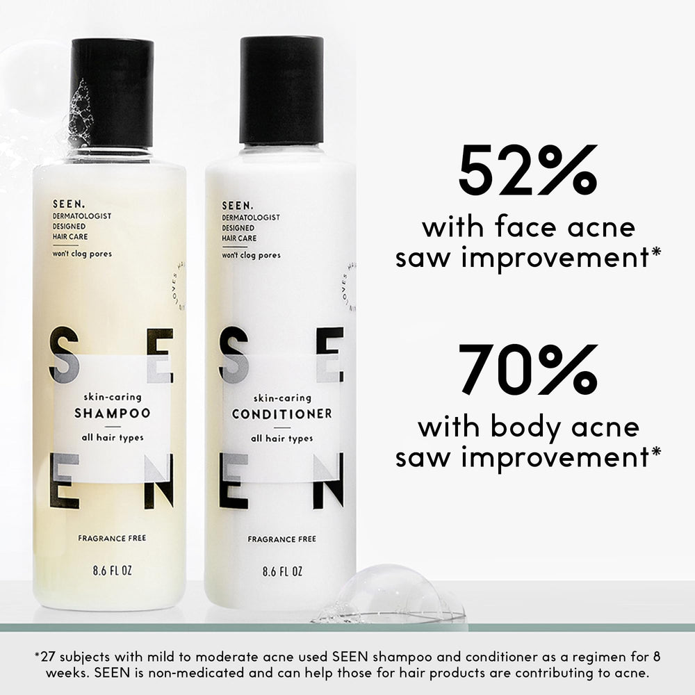 SEEN Travel Trio Étui voyage compact pour routine capillaire