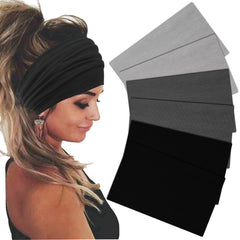 Sefiinh bandeau-cheveux noir pour sport, maintien confortable pendant l'entraînement