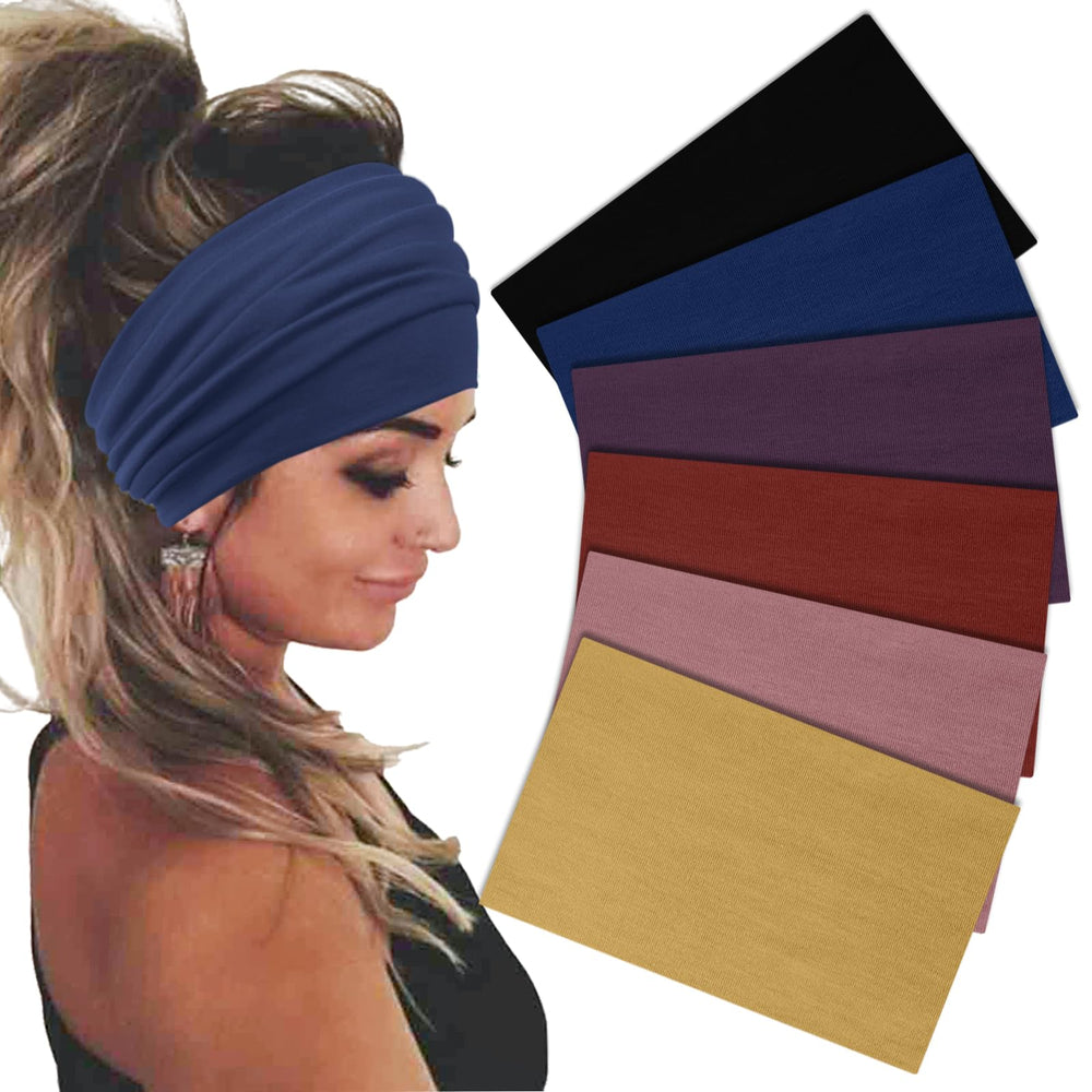 Bandes-cheveux larges Sefiinh pour femmes, confort toute la journée sans glissement.