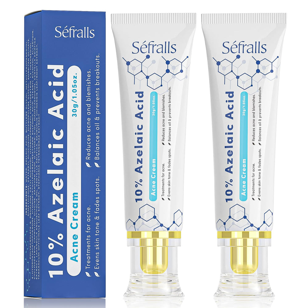 Crème Sefralls à l’acide azélaïque – boîte 2-pack, soin quotidien du visage