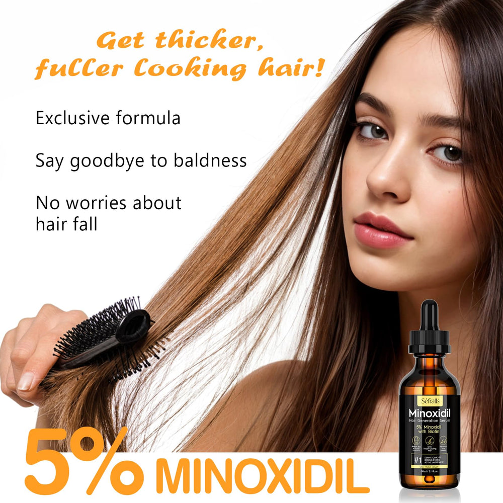 Application Minoxidil sur cheveux facilitant la routine capillaire