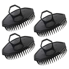 Segbeauty brosse massage cuir chevelu avec poignée anneau, lavage en profondeur.