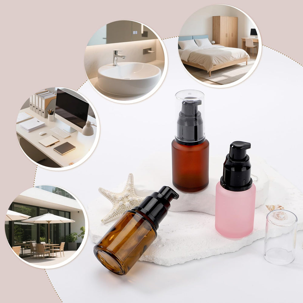 Segbeauty ensemble de 3 flacons voyage faciles à transporter
