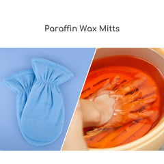 Segbeauty gants paraffine application chaude pour routine cocooning.