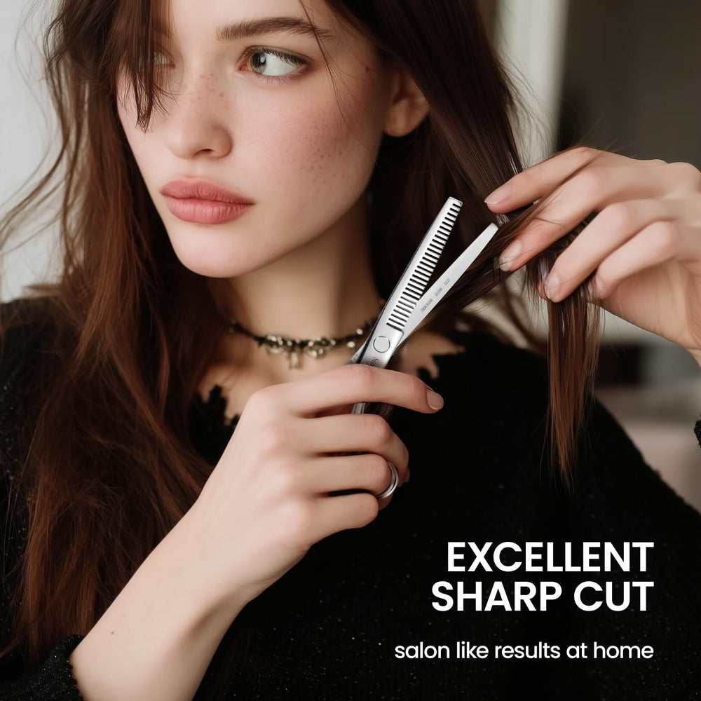 SEIMEIKEN ciseaux usage maison-salon — adaptés à tous les types de cheveux.