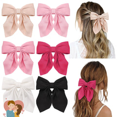 Noeud satin Seiolieliou rose luisant pour un look élégant et durable.
