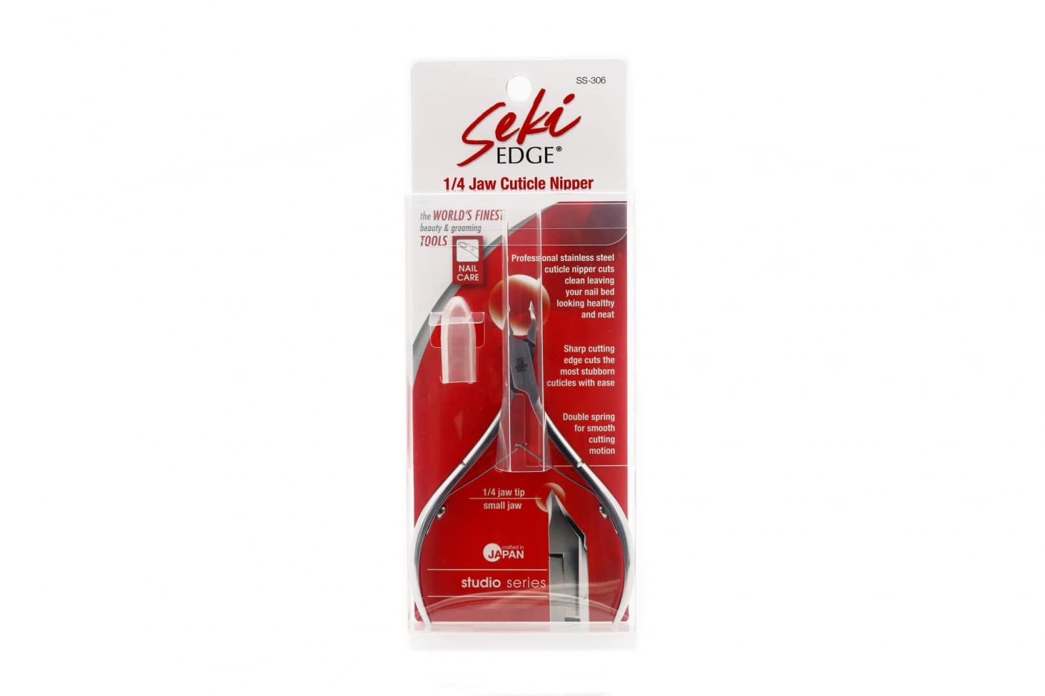 SEKI EDGE SS306-1/4 pince-cuticule emballage et kit prêt à l'emploi