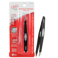 SEKI EDGE SS518 pince inclinée pour précision accrue et mise en forme des sourcils.