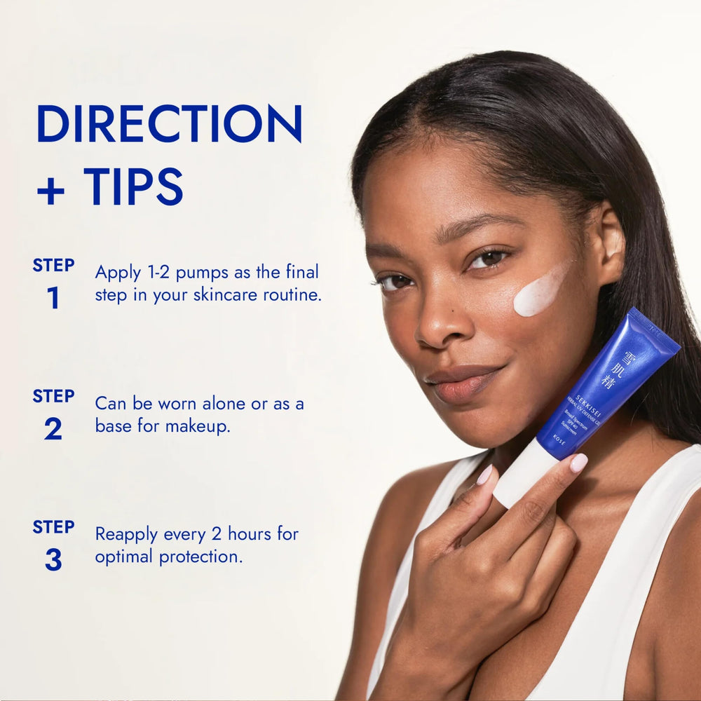 SEKKISEI Gel-Défense UV Sans Trace: fini naturel sans traces blanches