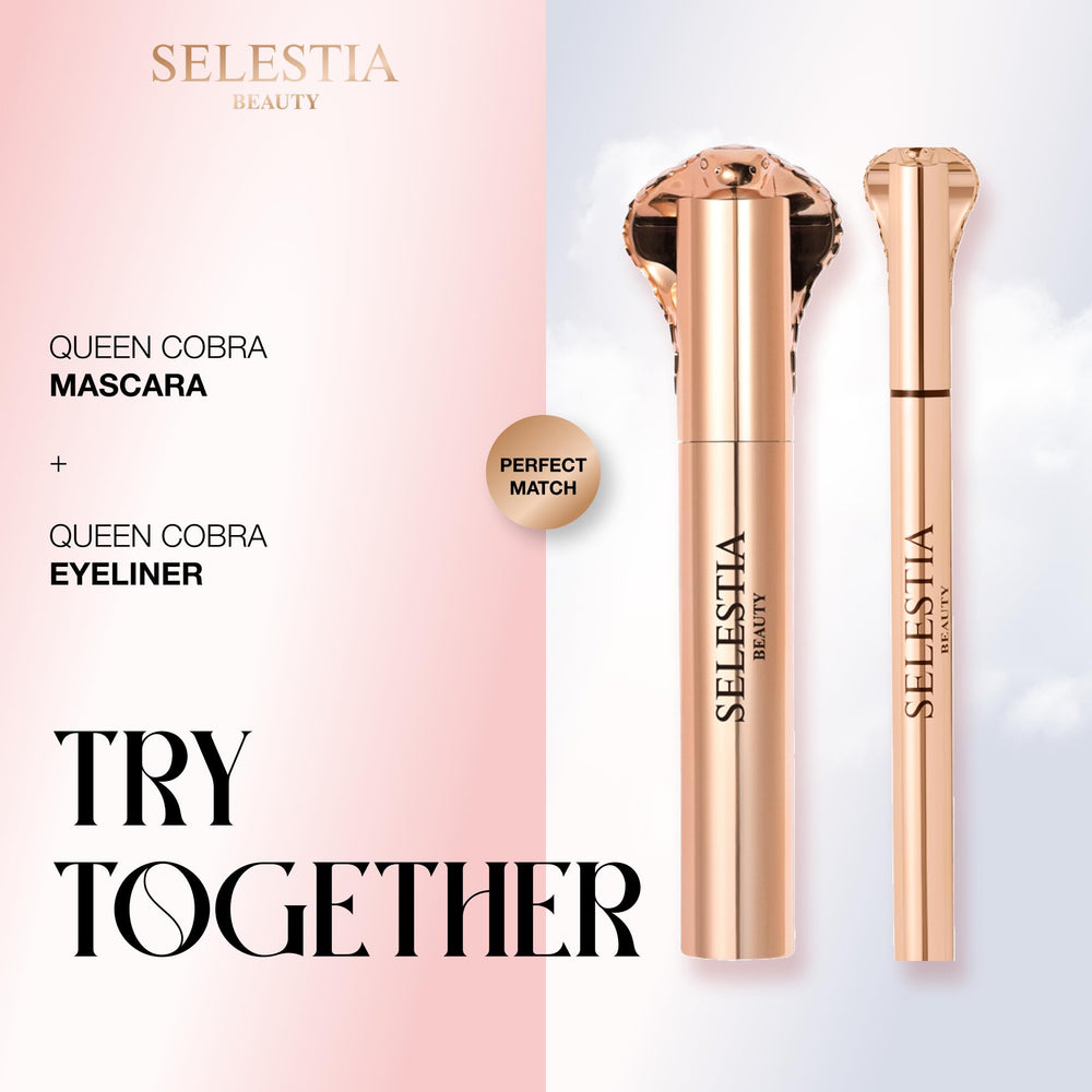 SELESTIA BEAUTY Queen Cobra Eyeliner sans bavures pour un maquillage durable.