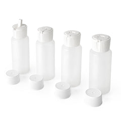 Bouteille SELECTSHEN translucide 2oz avec flip-top, pratique pour les voyages sans fuite