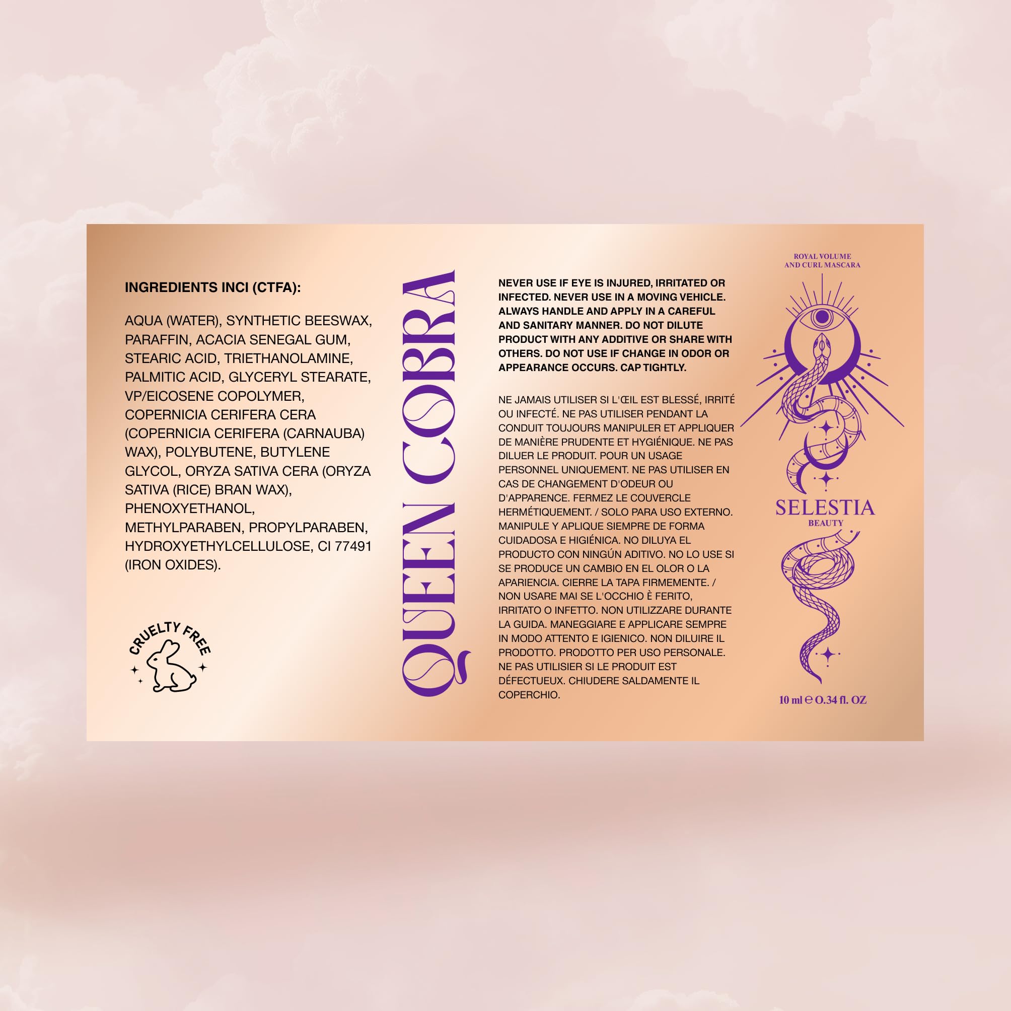 Queen Cobra - rituel de beauté luxueux avec un look immédiat