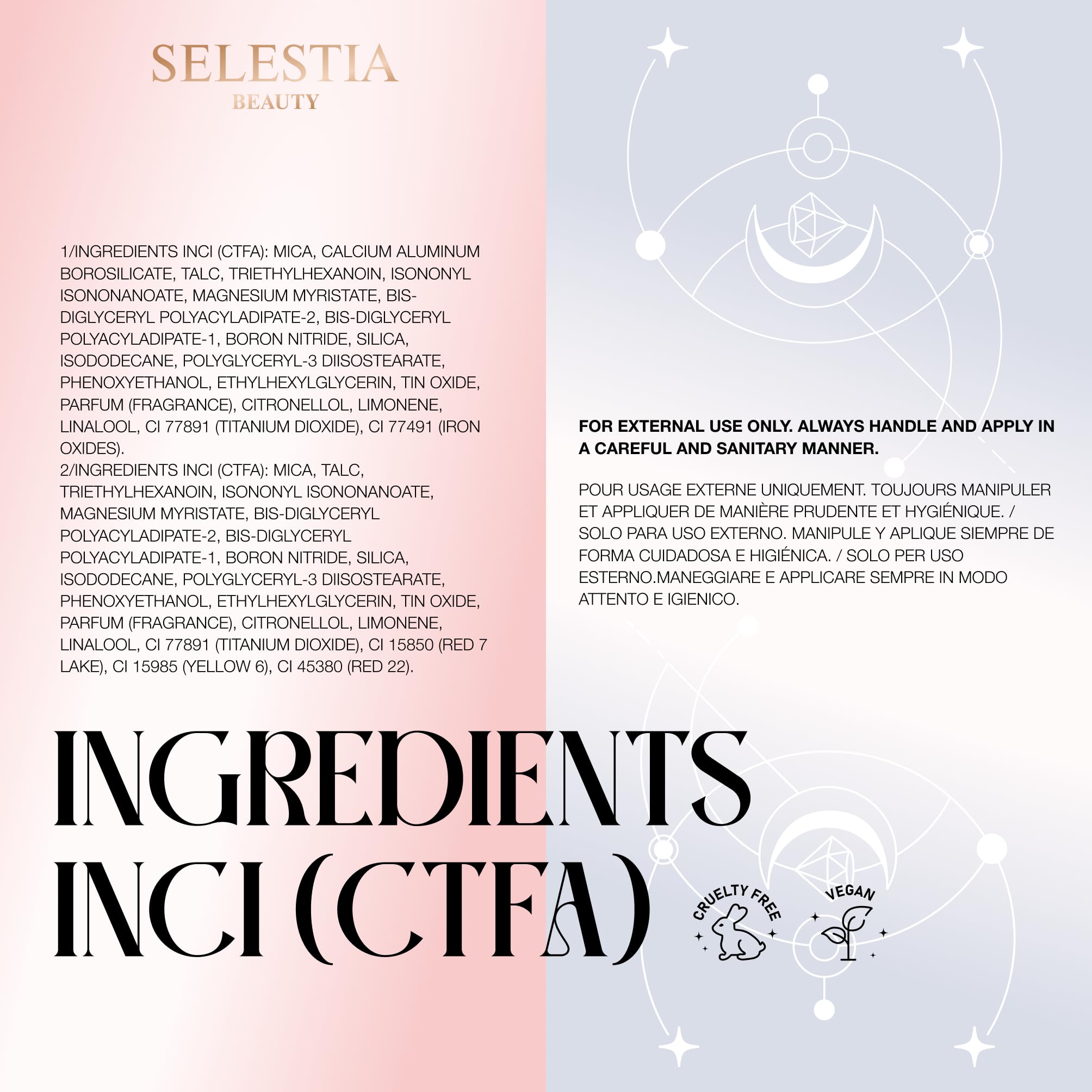 SELESTIA BEAUTY Divine V convient à toutes les morphologies de visage pour un éclat polyvalent.