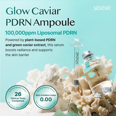 SELEVE Glow Caviar Ampoule: texture légère qui pénètre rapidement pour un teint frais.