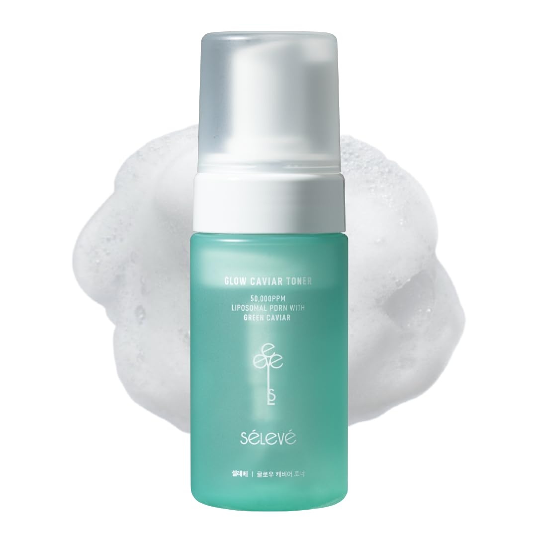SELEVE Glow Caviar Tonique – la bouteille prête pour hydrater et apaiser la peau.