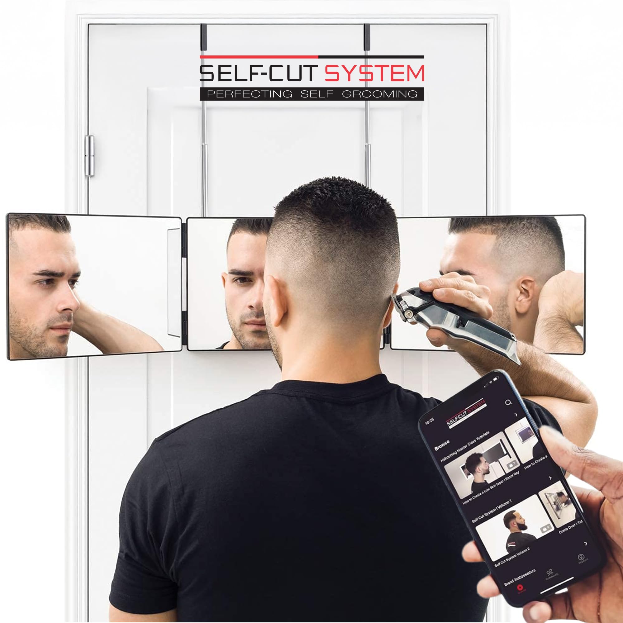 Self-Cut System Reflets Clairs améliorent la précision pour les contours.