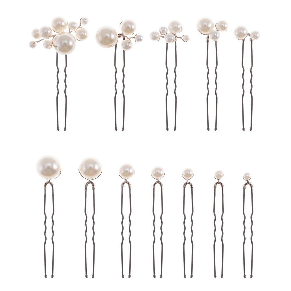 Broches SELFCLOUD en perles scintillantes pour mariage, élégant et polyvalent