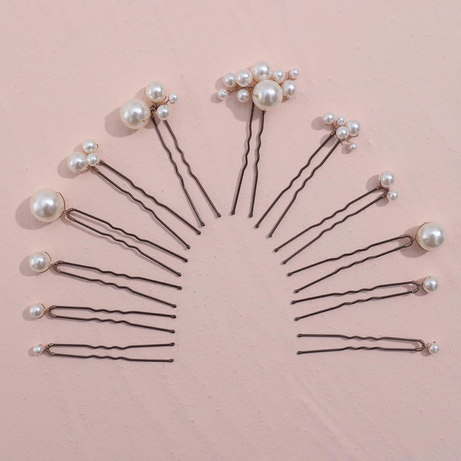 Détails perles des broches SELFCLOUD, idéal pour un chignon raffiné