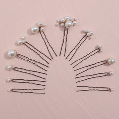 Détails perles des broches SELFCLOUD, idéal pour un chignon raffiné