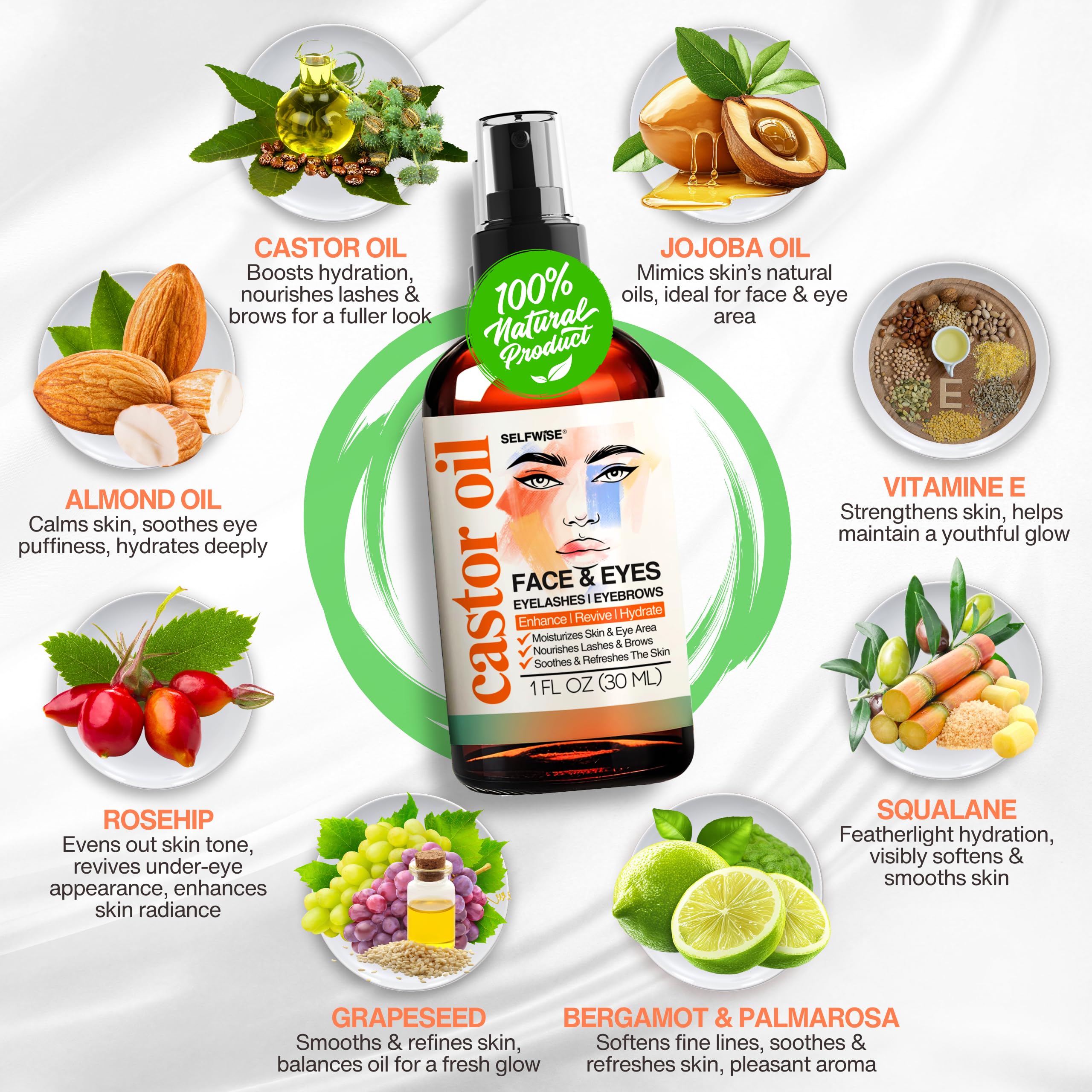SELFWISE conditionneur cils bio - cils plus fournis