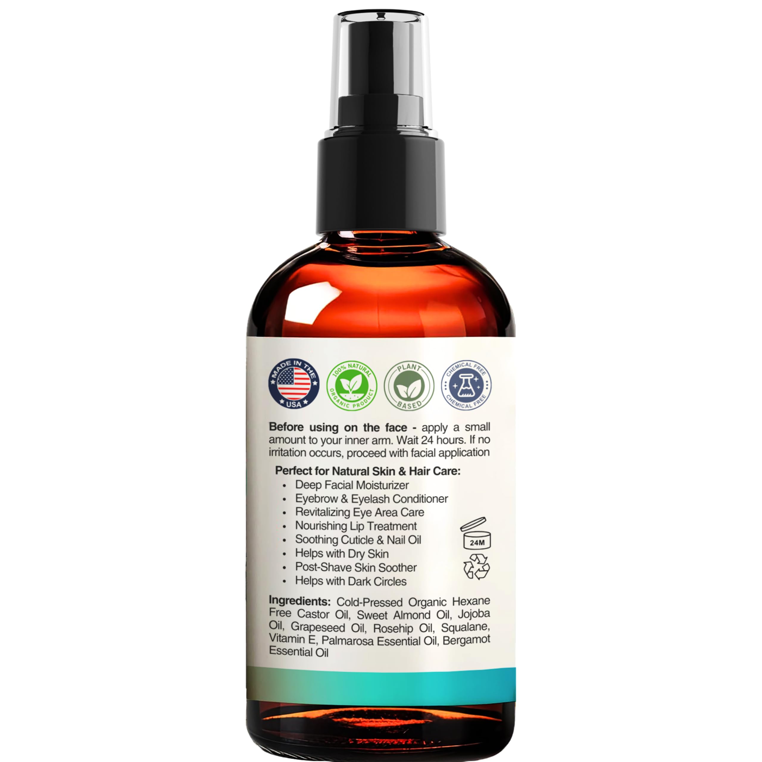SELFWISE ingrédients huile rose musquée et jojoba bio - nutriments nourrissants