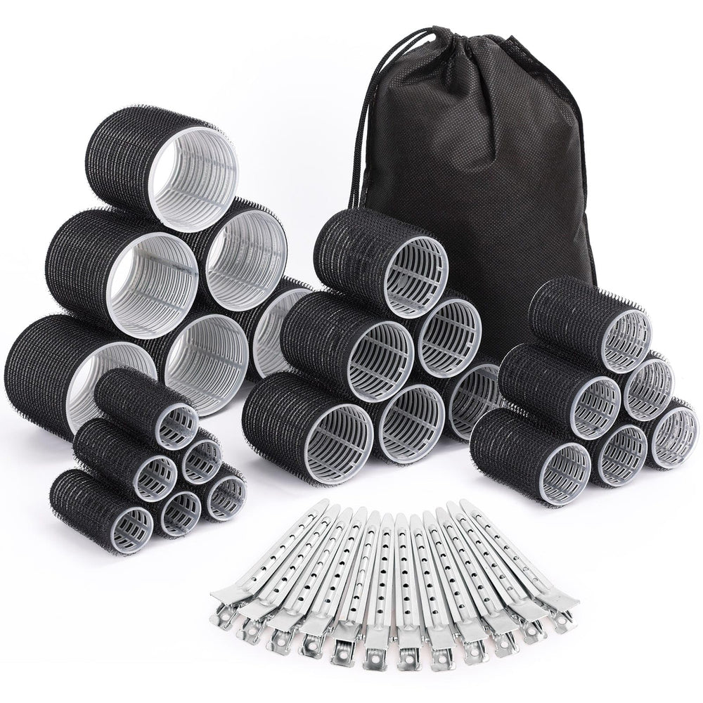 Selizo ensemble 36 pièces: rouleaux cheveux prêts pour des boucles variées.