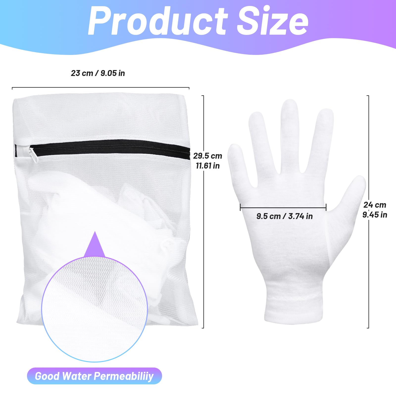 Gants Selizo favorisant l absorption des crèmes et le soin des peaux sèches.