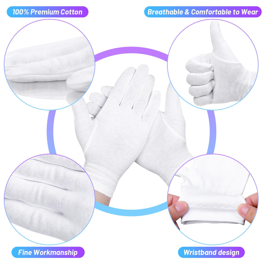 Gants Selizo pour mains sèches et eczema, confort et absorption de crème.