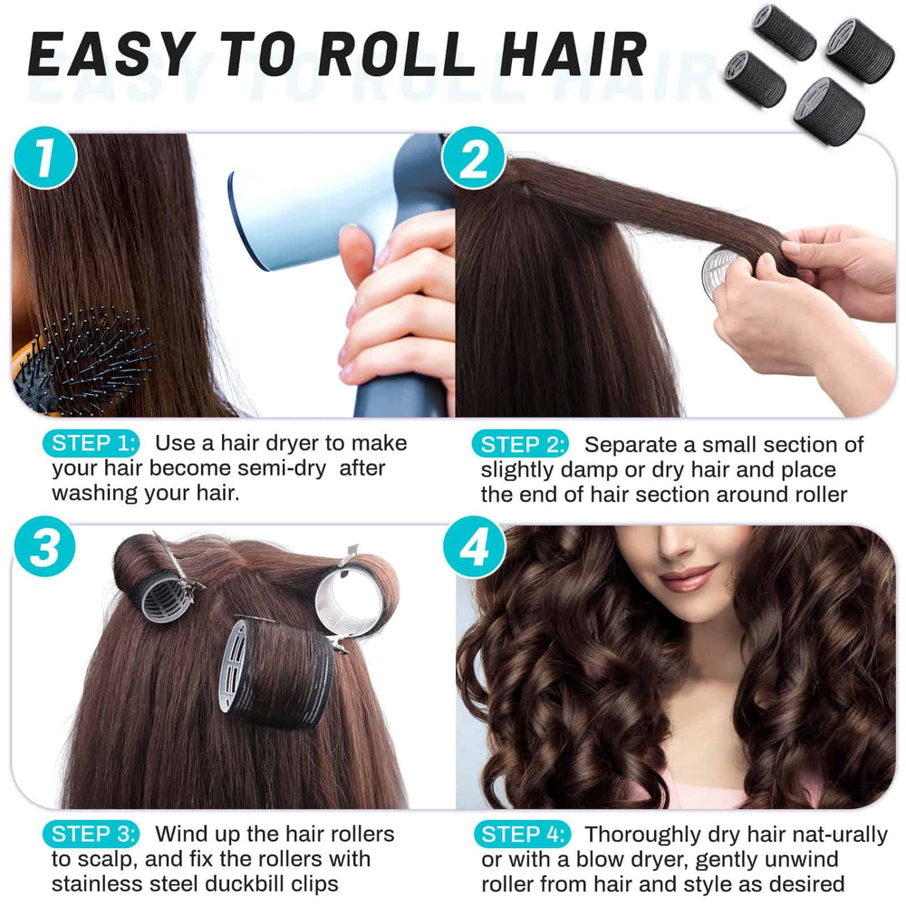 Selizo rouleaux cheveux voyage: compact et léger.