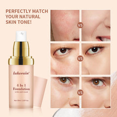 Selke Life Foundation 4 en 1: finition matte pour contrôler la brillance.