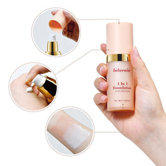 Selke Life Foundation 4 en 1: texture crème légère prête à l'application.
