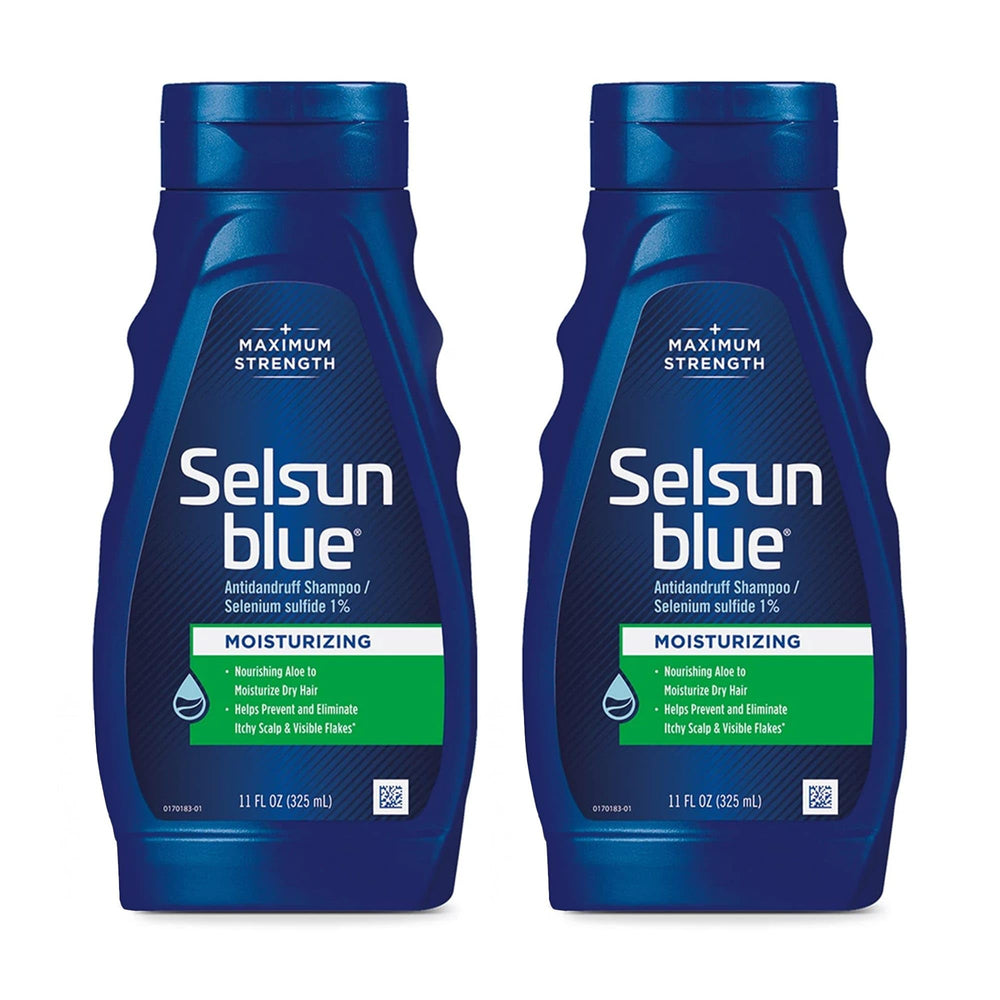 Selsun Blue Shampoing hydratant à l'aloès, nourrissant pour cheveux secs.
