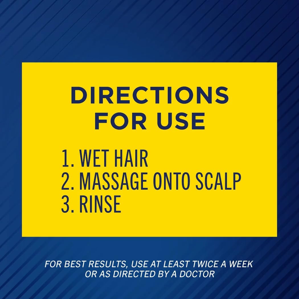 Selsun Blue Shampoing massage cuirs-chevelu avant douche pour préparer le soin.